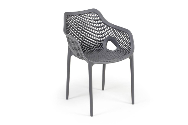 Стул пластиковый Беллини, цвет: темно-серый