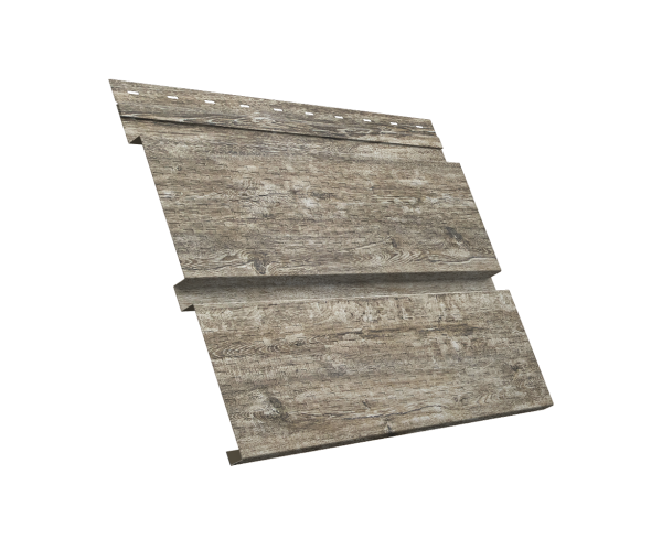 GL Софит металлический Квадро Брус, с перфорацией 0.45 мм, Print Elite, Nordic Wood TwinColor