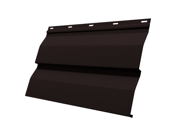 Металический сайдинг Grand Line, корабельная доска 0.5 мм, Drap, RAL 9005