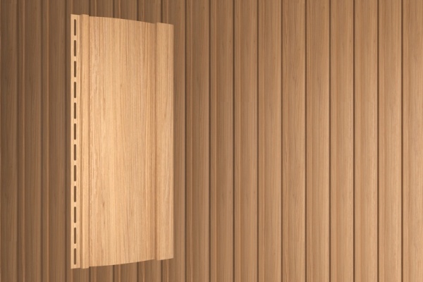 Сайдинг вертикальный Grand Line, L=3000 мм, серия Design Tundra, цвет: клен