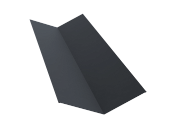 GL Планка ендовы верхней, 145х145 мм 0.4 мм, PE-Double, RAL 7024, L=3000 мм