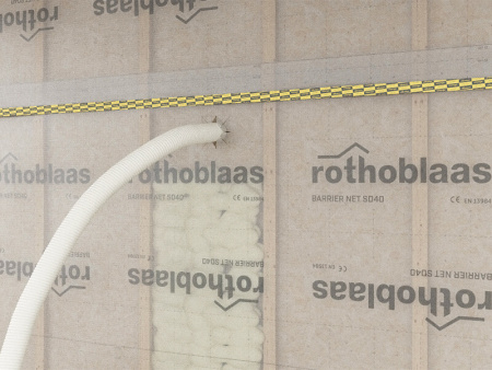 Holztechnic STOP HOUSE NET 110 / BAR40, непроницаемая пароизоляционная пленка, 1.5 х 50 м, 75 м²