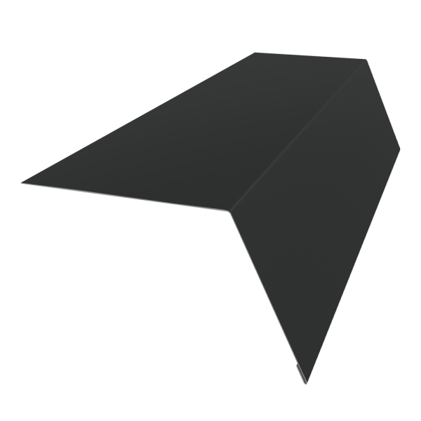 GL Карнизная планка 100х85 мм, широкая 0.45 мм, Drap ST, RAL 7016, L=2000 мм