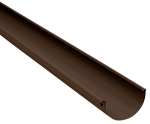 Желоб водосточный, Grand Line Ø 125 мм, L=3000 мм, PU Matte, RAL 8017