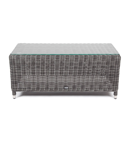 Стол журнальный из искусственного ротанга, Кон Панна цвет: графит