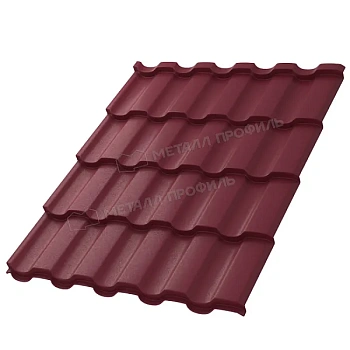 Металлочерепица МП, Монтекристо SL 0.5 мм, VikingMP E, RAL 3005