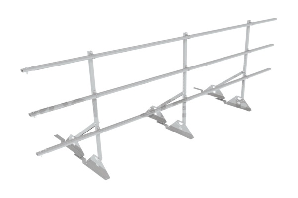 Ограждение кровельное для композитной черепицы Roofsystems Prestige композит, H=900 мм RAL 9003, L=3000 мм