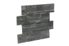 Сланец, 3D панель из камня, 350х180 мм, Modern Black Matt