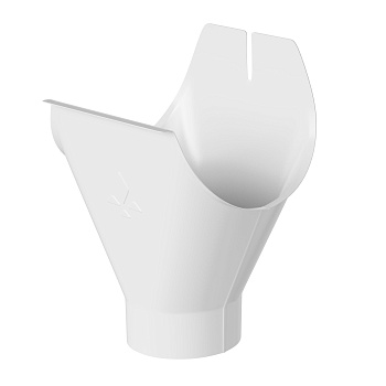 Воронка желоба Aquasystem Премиум Ø150/100 мм, PU, RAL 9003