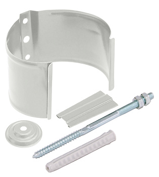 Кронштейн трубы на кирпич, Grand Line Ø 90 мм, RAL 9003