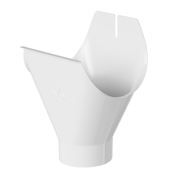 Воронка желоба Aquasystem Премиум Ø150/100 мм, PU, RAL 9003