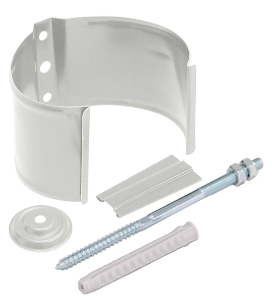 Кронштейн трубы на кирпич, Grand Line Ø 90 мм, RAL 9003