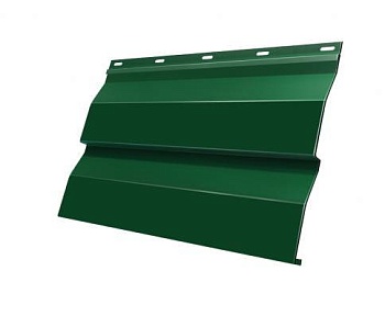 Металический сайдинг Grand Line, корабельная доска 0.45 мм, Drap, RAL 6005