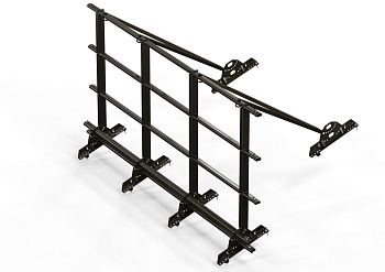 Ограждение кровельное со снегозадержателем для м/ч и г/ч, Orima SYOL, H=1100 мм, L= 3000 мм RR 32