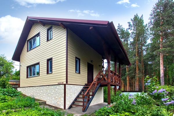 Сайдинг Grand Line, Natural-брус, L=3000 мм серия Design Tundra, цвет: ясень