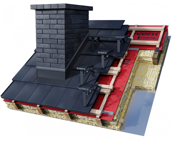 Самоклеющаяся лента Eurovent FLEX ULTRA, 300х4650 мм, цвет: кирпичный