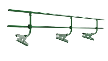 Ограждение кровельное для фальцевой кровли Borge, H=600 мм, L= 3000 мм RAL 6002
