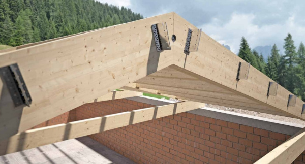 Потайная скоба HolzTechnic, Alumidi, 240 мм с отверстиями