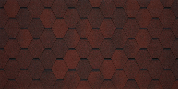 Битумная черепица Tegola Business Unica, Veneto цвет: amarone 410, 2.86 м² / уп.