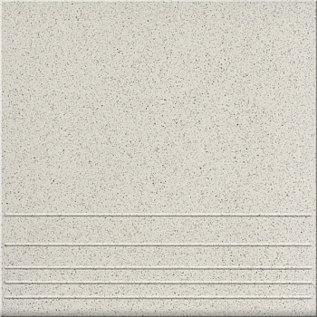 Керамогранит, Уральский гранит, Стандарт, 300х300х8 мм УГ 126, матовый, ступени, серо-бежевый