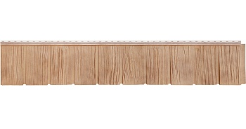 Фасадная панель Я фасад, Сибирская дранка 1631 х 257 мм Classic, цвет: песок