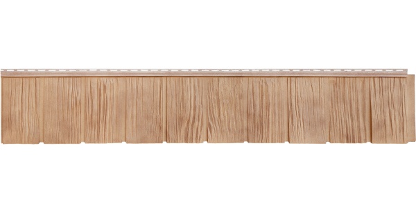 Фасадная панель Я фасад, Сибирская дранка 1631 х 257 мм Classic, цвет: песок