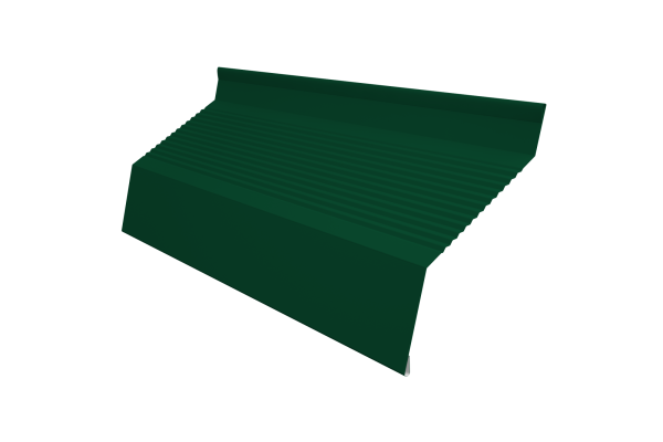 Ламель для забора жалюзи, Milan Gofr, с пленкой 0.45 мм, Drap TX, RAL 6005