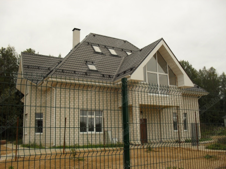 Крепление скоба и болт, М6х85 мм RAL 6005