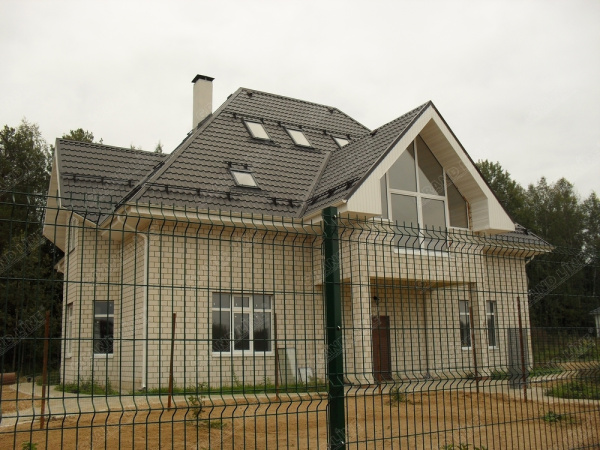 Крепление скоба и болт, М6х85 мм RAL 6005