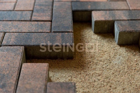 Тротуарная плитка Steingot Паркет 60 мм 240х80 мм, цвет: tiger
