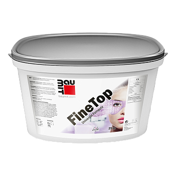 Штукатурка декоративная, Baumit FineTop, группа 1, уп. 25 кг шуба, 1 мм, колеровка