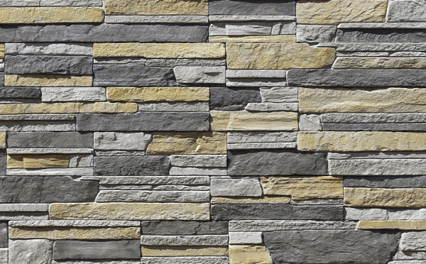 Декоративный камень White Hills Зендлэнд под Камень скалистый, цвет: 240-80 / серый