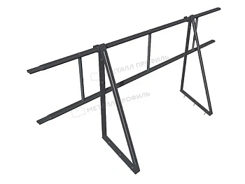 Ограждение кровельное Металл Профиль, H=600 мм, L=1860 мм RAL 7024