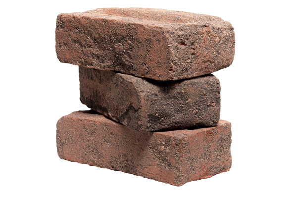 Кирпич ручной формовки Faber Jar Петровский штандарт полнотелый, цвет: черно-медный, под старину, М125, 215x102x65 мм