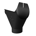 Воронка желоба Aquasystem Comfort Ø125/90 мм, PE, RAL 9005
