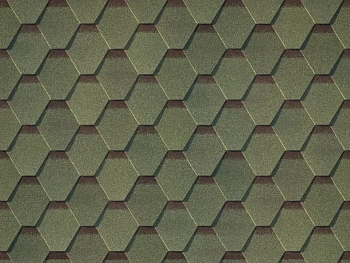 Битумная черепица Shinglas, Самба цвет: малахит, 3 м² / уп.