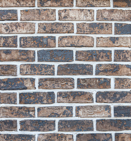 Кирпич ручной формовки Faber Jar Петровский штандарт полнотелый, цвет: коричнево-черный, под старину, М125, 215x102x65 мм