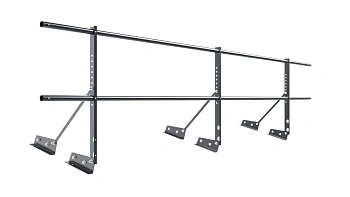 Ограждение кровельное для фальцевой кровли NewLine, H=600 мм, L= 3000 мм RAL 7016