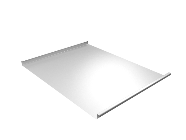 Фальц двойной стоячий Grand Line, 0.7 мм, PE, RAL 9003