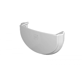 Заглушка желоба, Технониколь оптима Ø 120 мм, цвет: белый