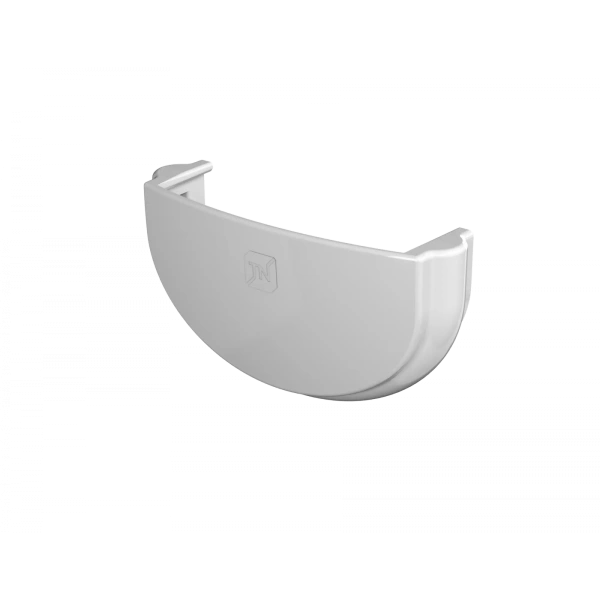 Заглушка желоба, Технониколь оптима Ø 120 мм, цвет: белый