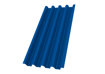 Профилированный лист GL H75 R, 0.7 мм, PE, RAL 5005