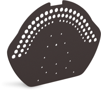 Заглушка конька Eurovent DECK, цвет: коричневый