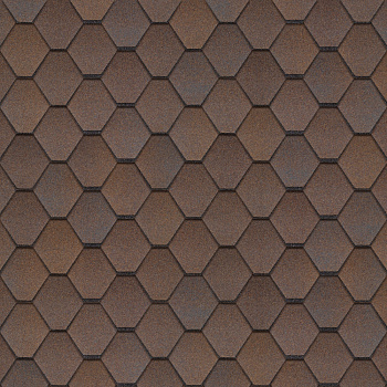 Битумная черепица Shinglas, Вестерн цвет: каньон, 1.5 м² / уп.