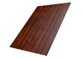 Профилированный лист GL C10 B, 0.45 мм, Print-Double Premium, Cherry Wood Fresh Профилированный лист GL C10 B, 0.45 мм, Print-Double Premium, Cherry Wood Fresh