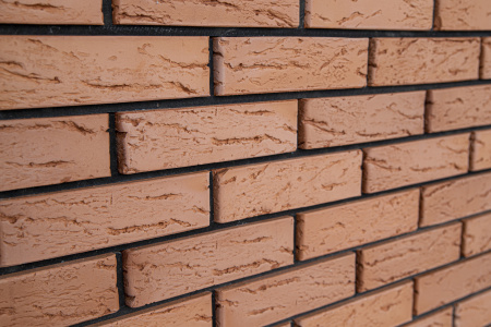 Кирпич облицовочный клинкерный Kerma Premium, 0.5НФ пустотелый, цвет: красный, рустик, М300, 250х60х65 мм