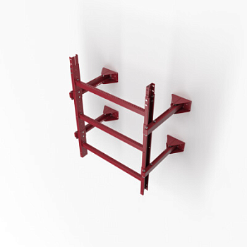 Лестница пожарная ГОСТ П 1-1, 800 мм, L= 1050 мм RAL 3005