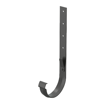 Кронштейн желоба металлический, Docke Lux, Ø140 мм, цвет: графит
