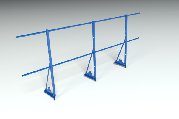 Ограждение кровельное, универсальное Roofsystems Econom Smart, H=1200 мм RAL 5005, L=3000 мм