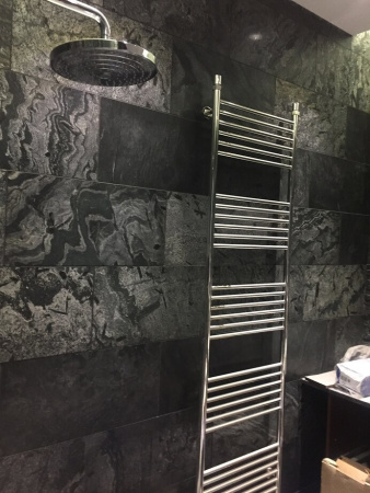 Кварцит, натуральный скол, 600x300 мм, 12 мм,  Natural Silver Grey